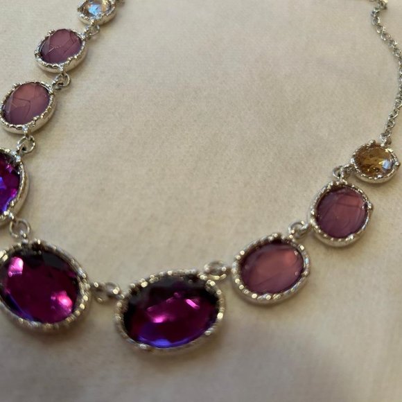Avon purple stone necklace - Picture 1 of 2